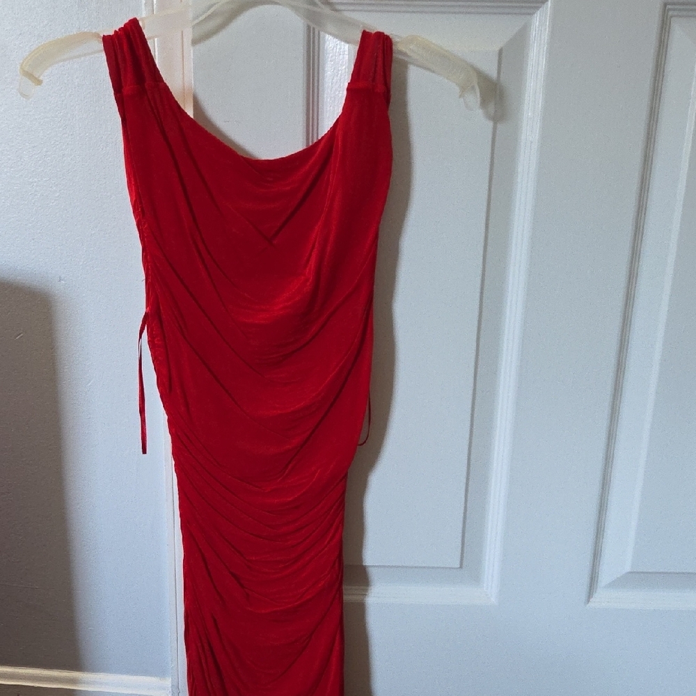 H&M Vibrant Red Backless Dress - Picture 3 of 6